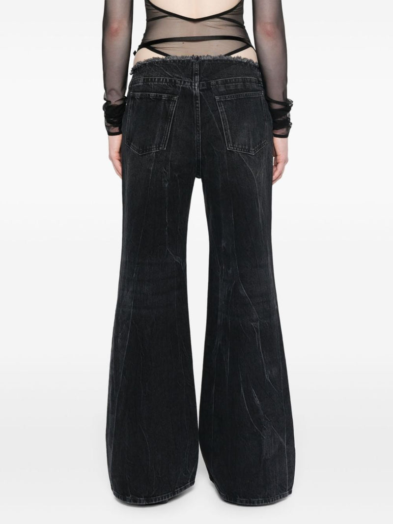 Givenchy Wide-leg denim cotton jeans | Urbalenti™ NYC