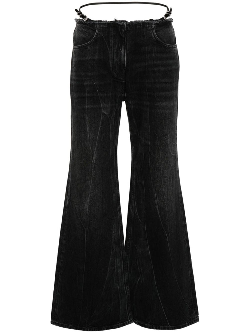 Givenchy Wide-leg denim cotton jeans | Urbalenti™ NYC