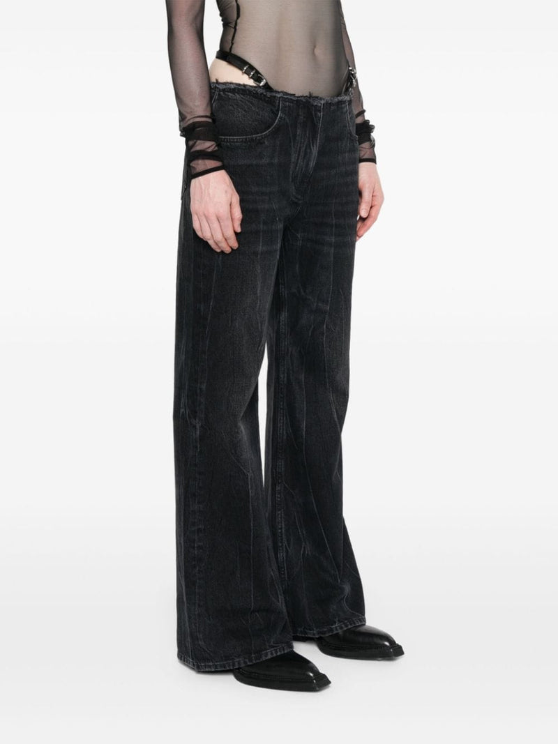 Givenchy Wide-leg denim cotton jeans | Urbalenti™ NYC