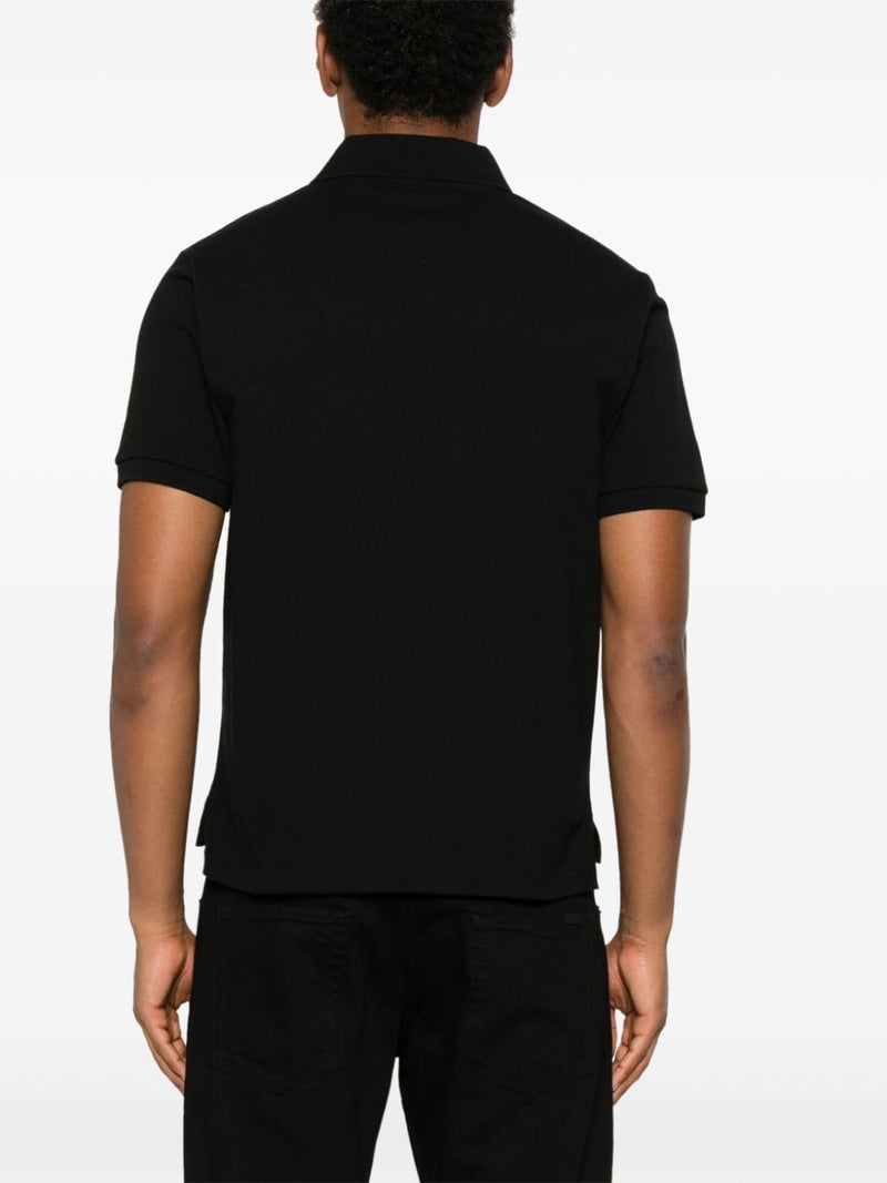 Saint Laurent Piquet cotton polo shirt | Urbalenti™ NYC