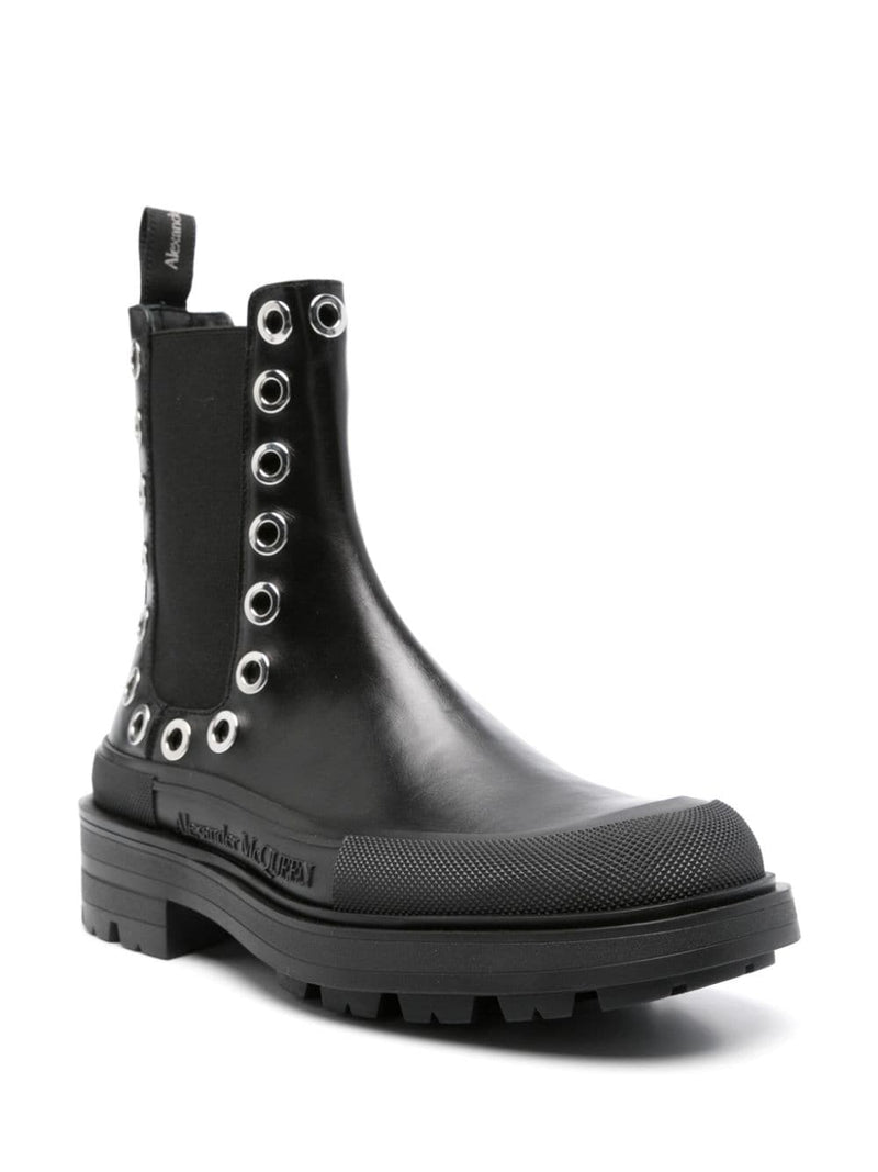 Alexander McQueen Chelsea Boots With Eyelets | Urbalenti™ NYC