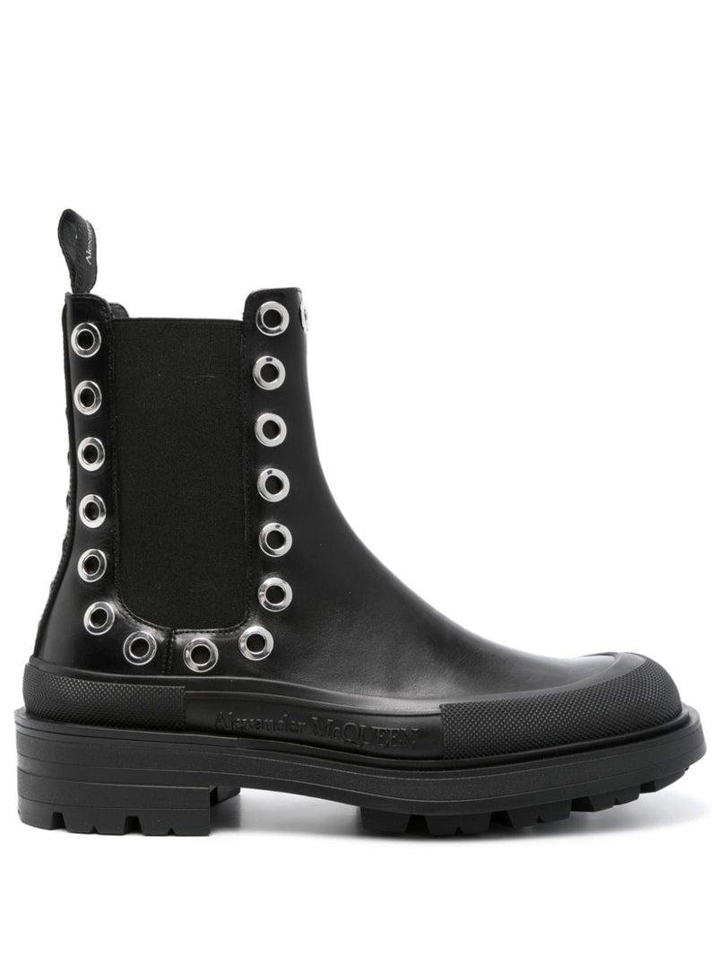 Alexander McQueen Chelsea Boots With Eyelets | Urbalenti™ NYC