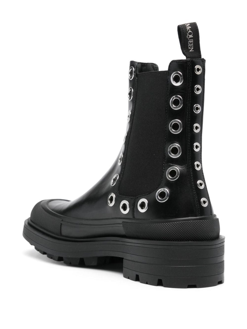 Alexander McQueen Chelsea Boots With Eyelets | Urbalenti™ NYC