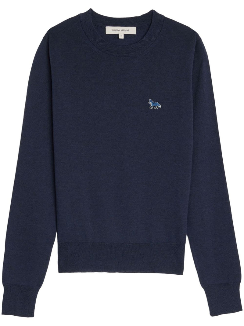 Maison Kitsuné Maison Kitsuné W Baby Fox Patch Regular Jumper