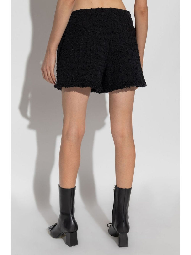Versace Heritage tweed mini shorts | Urbalenti™ NYC