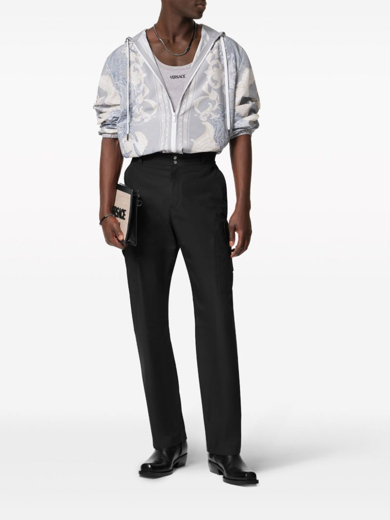 Versace Milano Stamp tailored trousers | Urbalenti™ NYC