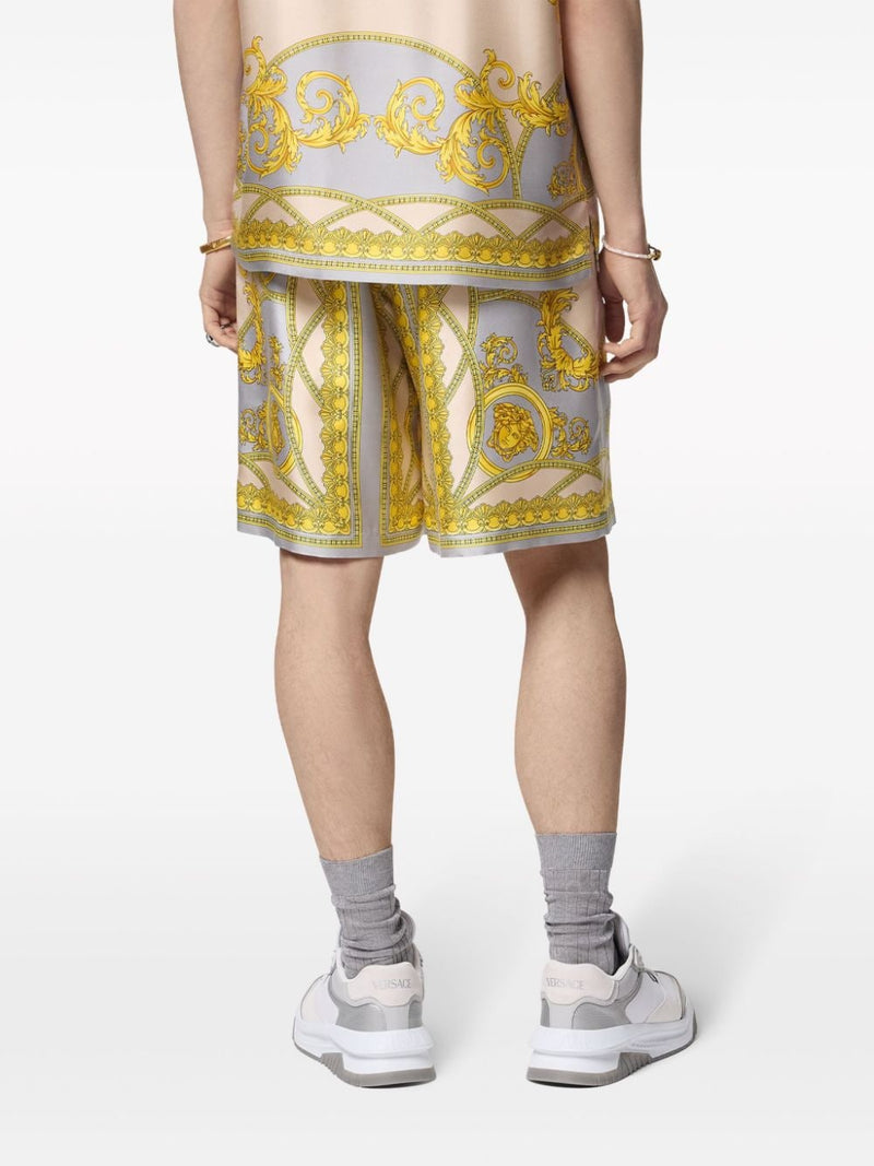 Versace La Coupe des Dieux silk shorts | Urbalenti™ NYC