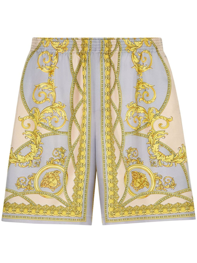 Versace La Coupe des Dieux silk shorts | Urbalenti™ NYC