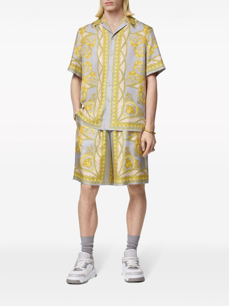 Versace La Coupe des Dieux silk shorts | Urbalenti™ NYC
