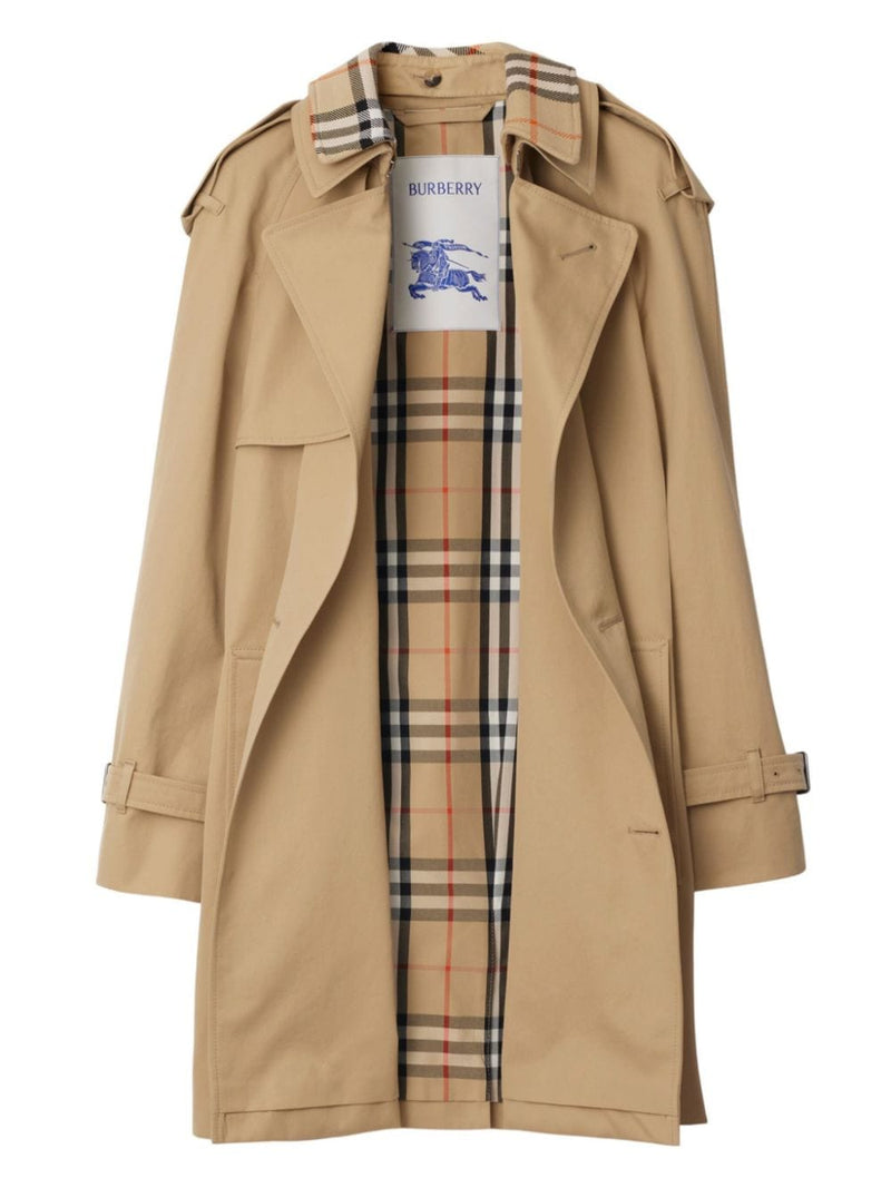 Burberry Trench coat with Vintage Check motif | Urbalenti™ NYC