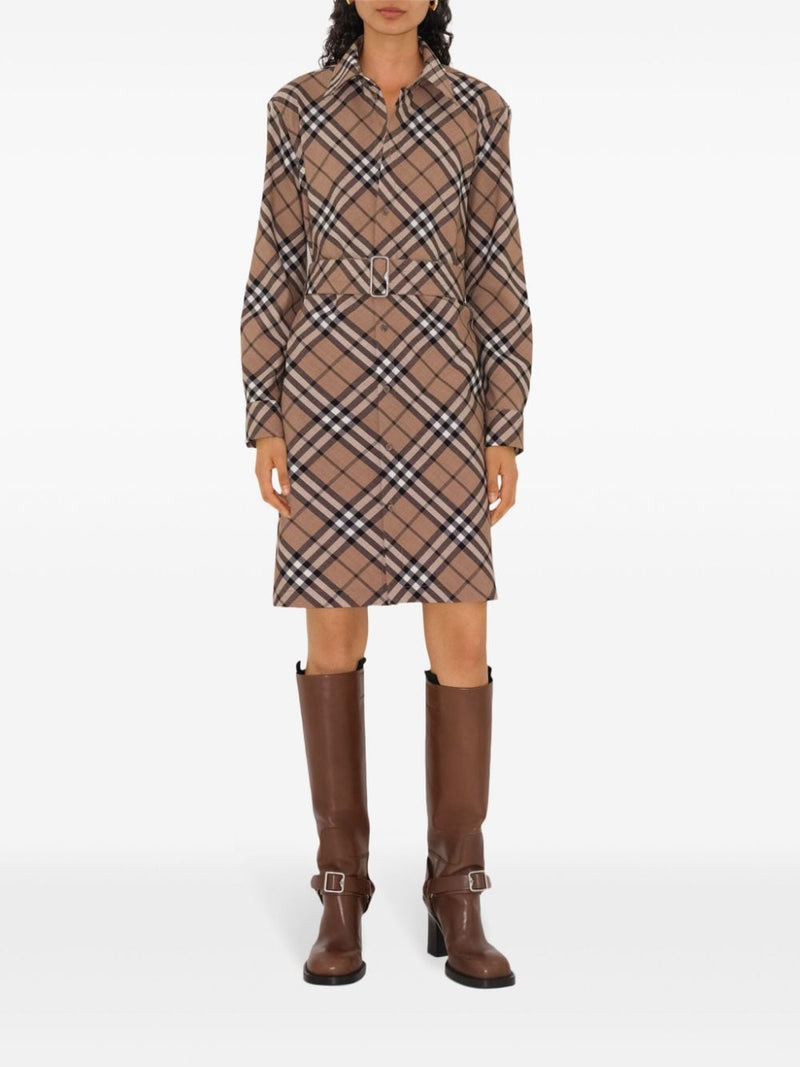Burberry Checked shirt dress | Urbalenti™ NYC