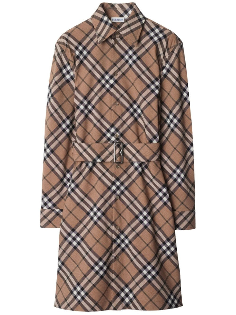 Burberry Checked shirt dress | Urbalenti™ NYC