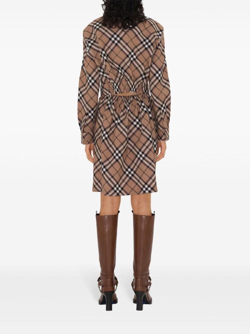 Burberry Checked shirt dress | Urbalenti™ NYC
