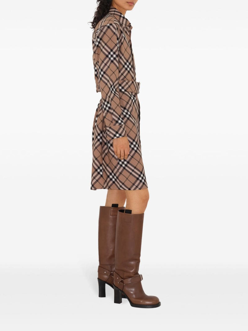 Burberry Checked shirt dress | Urbalenti™ NYC