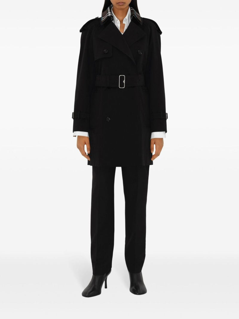Burberry detachable-collar trench coat | Urbalenti™ NYC