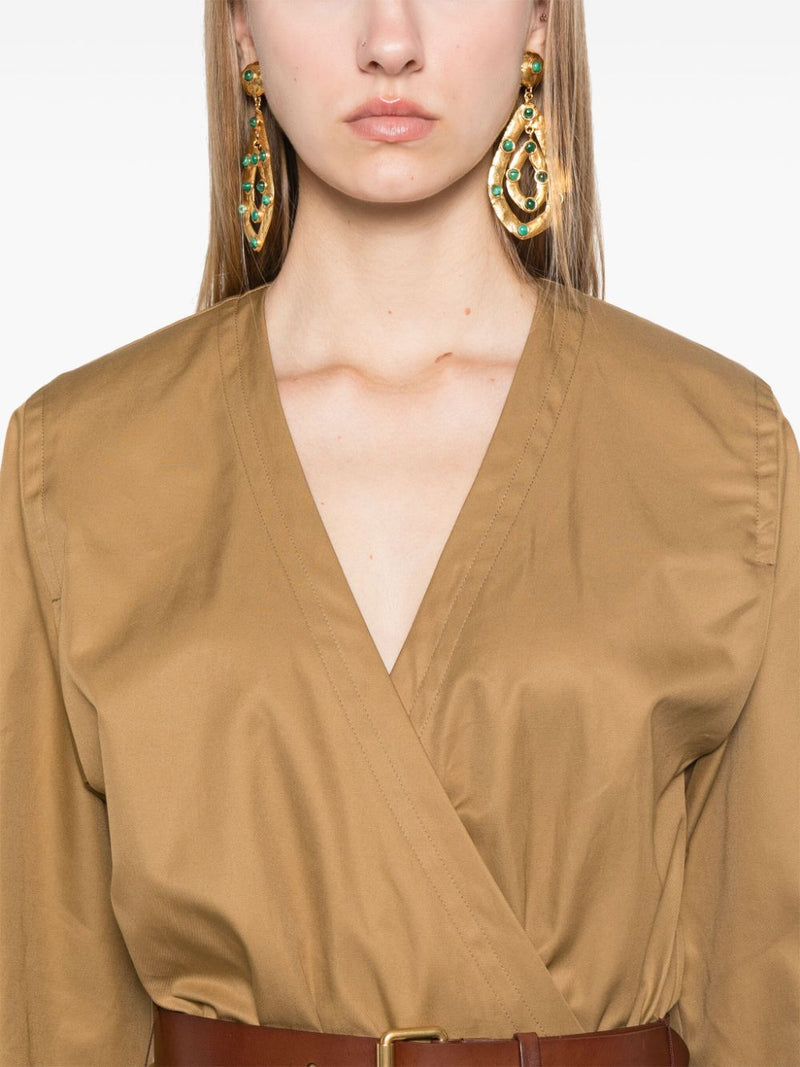 Saint Laurent belted dress | Urbalenti™ NYC