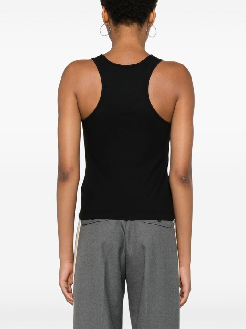 Palm Angels Logo ribbed tank top | Urbalenti™ NYC