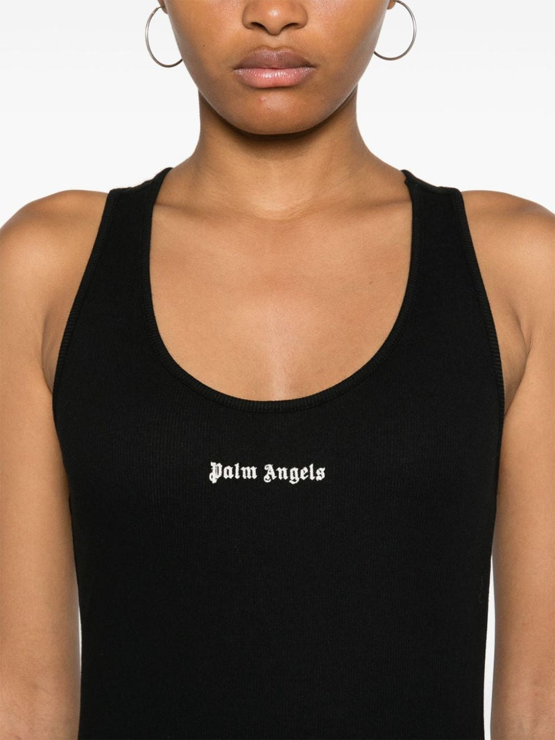 Palm Angels Logo ribbed tank top | Urbalenti™ NYC