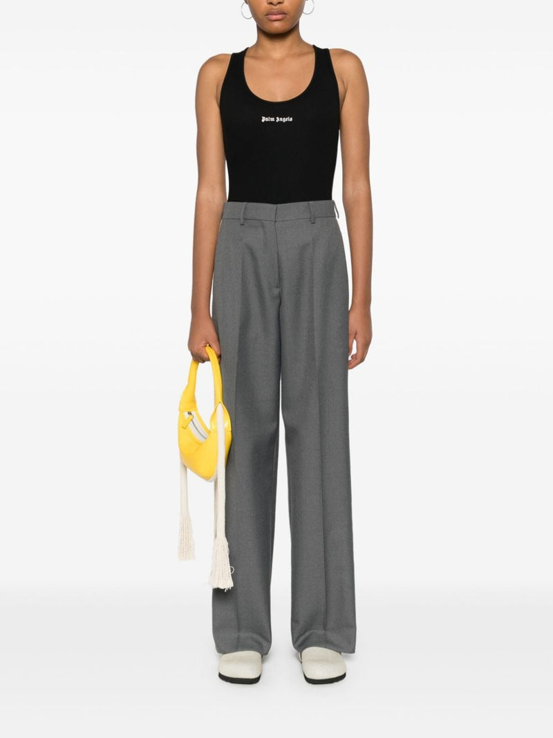 Palm Angels Logo ribbed tank top | Urbalenti™ NYC