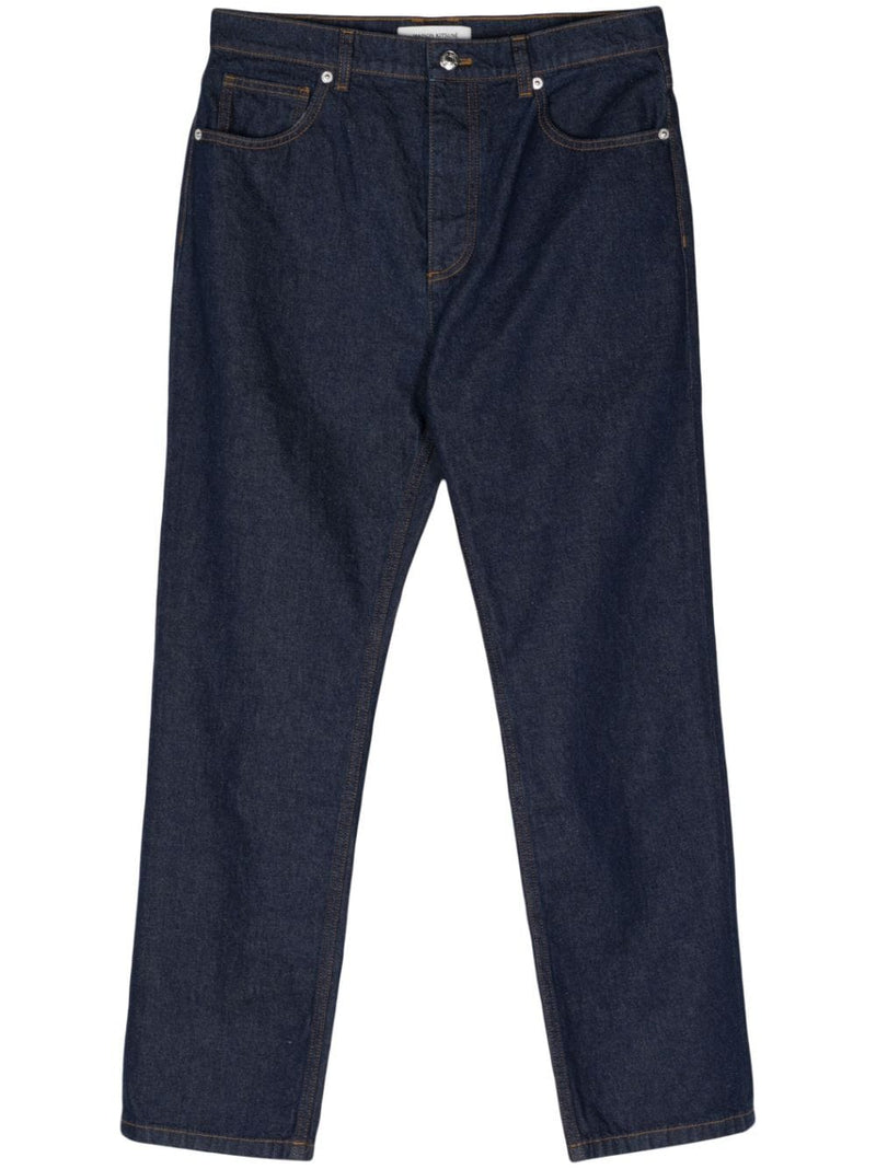 Maison Kitsuné Maison Kitsuné Mid-rise straight-leg trousers