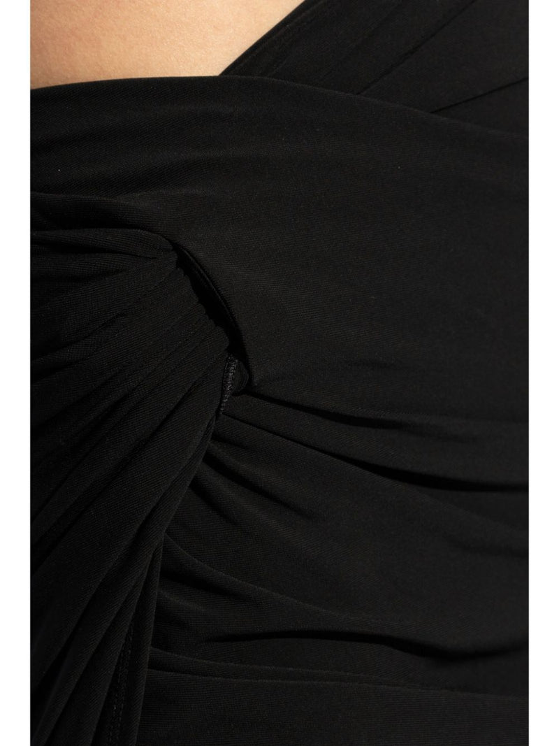 JACQUEMUS La Mini Jupe Drapeado mini skirt | Urbalenti™ NYC