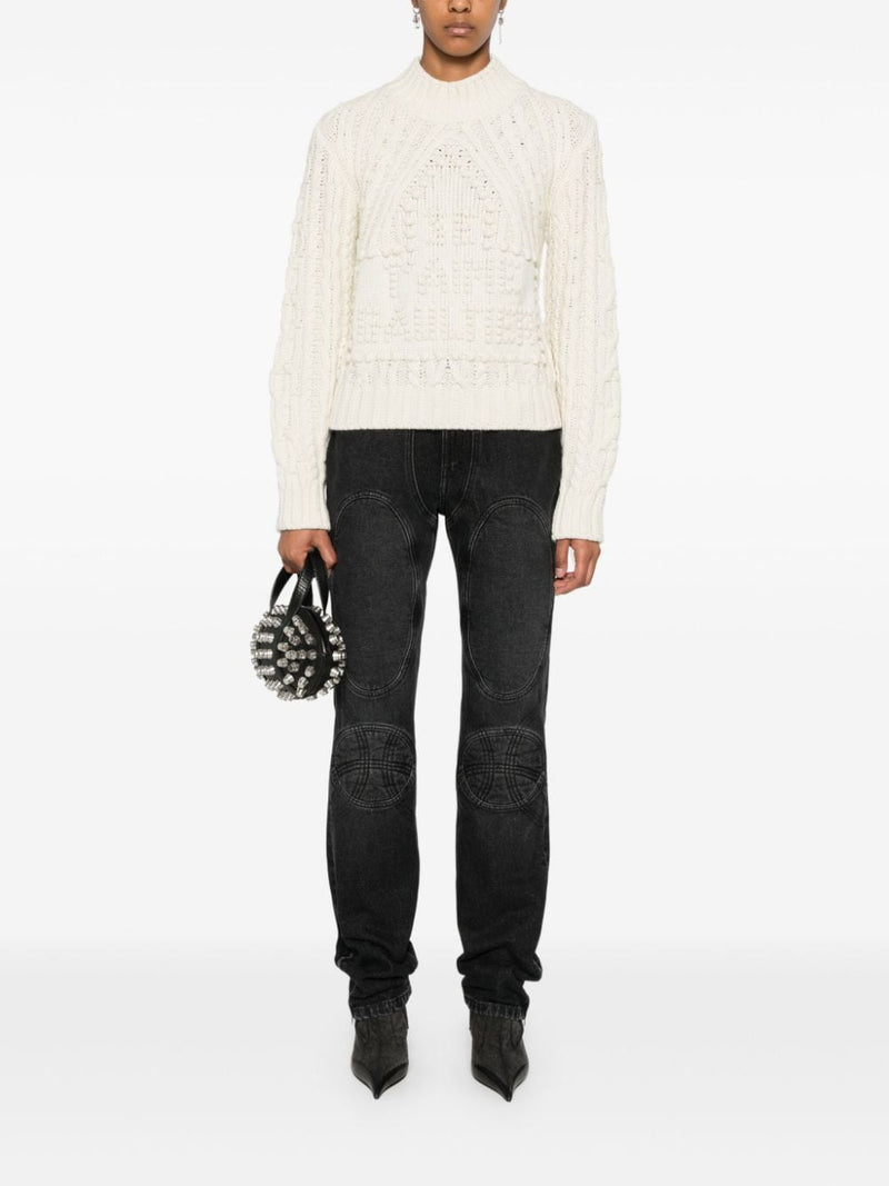 Jean Paul Gaultier Jean Paul Gaultier Padded deatils denim jeans
