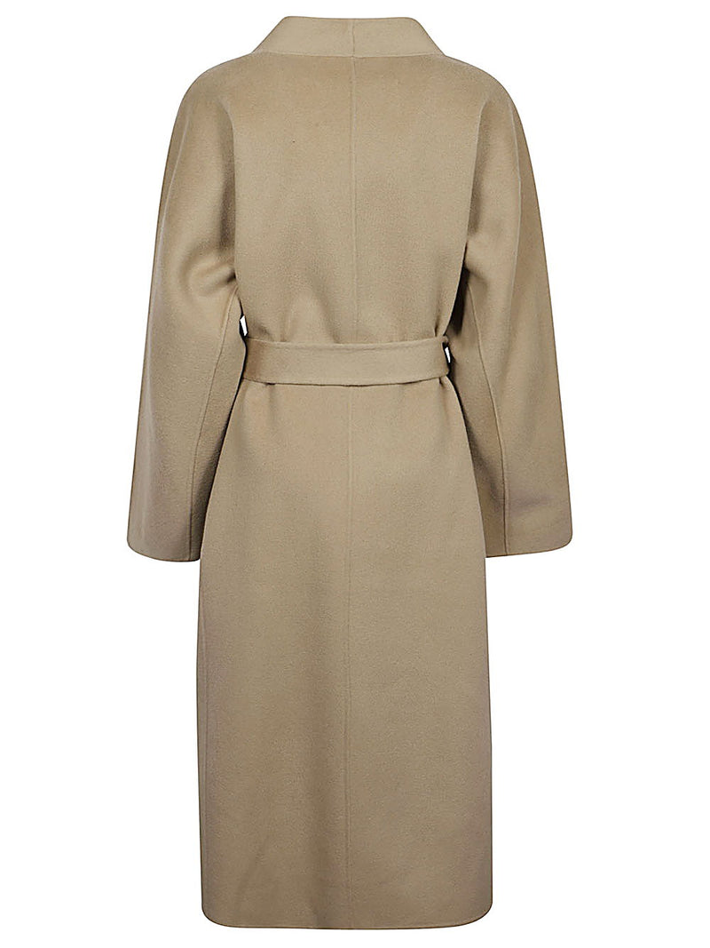 SANDBEIGE Sandbeige Wool midi coat