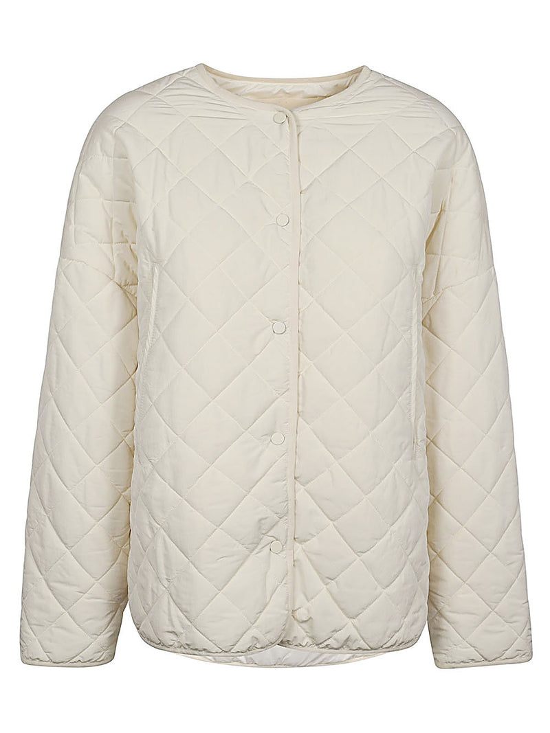 SANDBEIGE Sandbeige Quilted nylon jacket