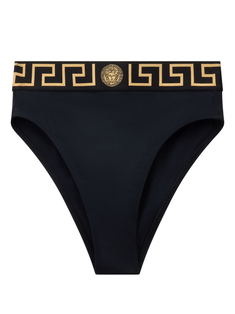 Versace Bikini bottoms with logo band | URBALENTI ™