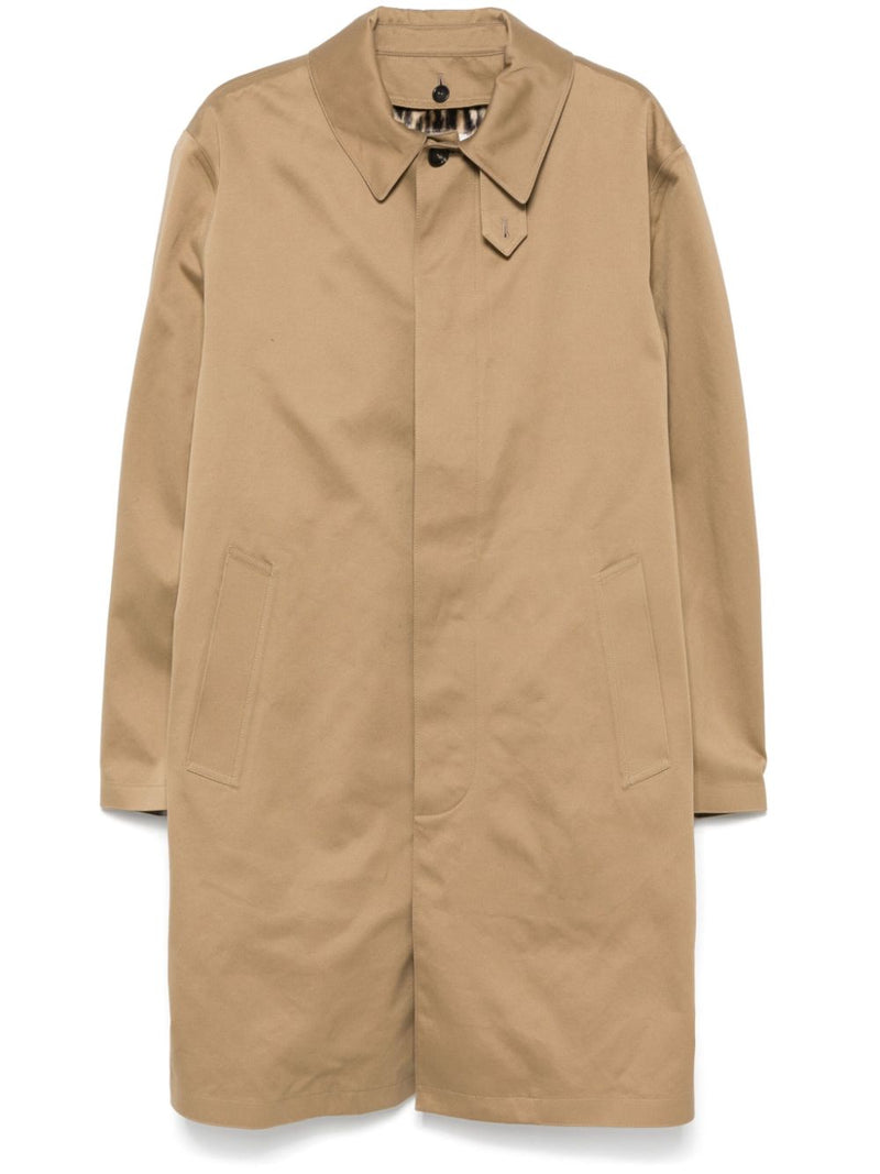 Saint Laurent cotton gabardine trench coat | Urbalenti™ NYC