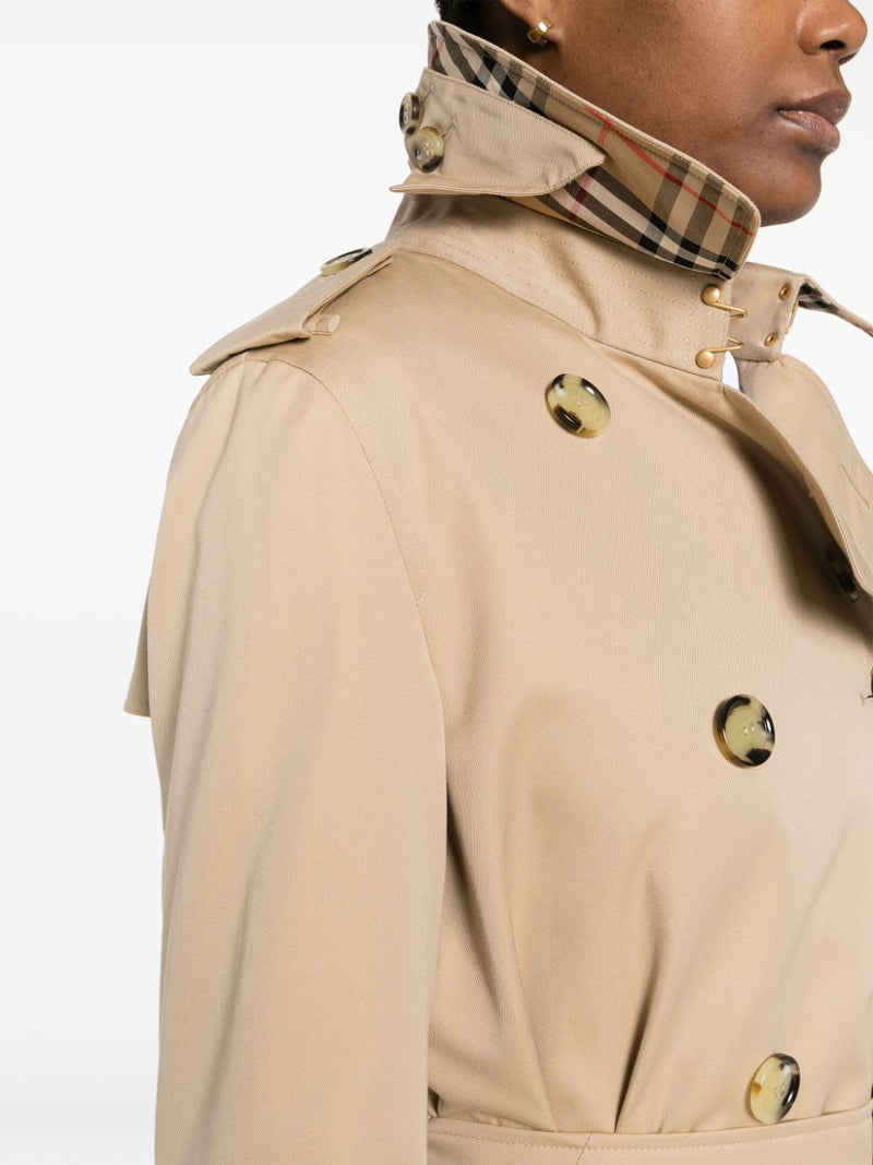 Burberry Short Kensington Heritage cotton trench coat | Urbalenti | Urba... | Urbalenti™ NYC