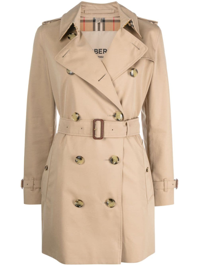 Burberry Short Kensington Heritage cotton trench coat | Urbalenti | Urba... | Urbalenti™ NYC