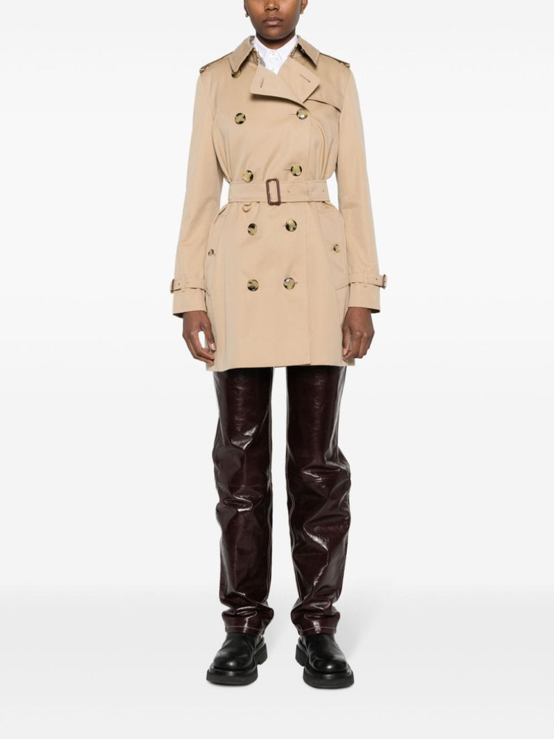 Burberry Short Kensington Heritage cotton trench coat | Urbalenti | Urba... | Urbalenti™ NYC