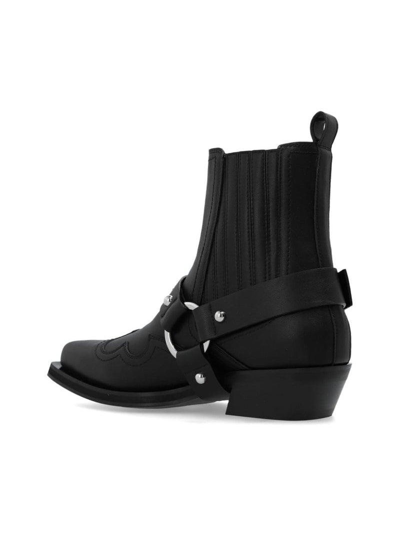 Ganni Ganni Low Cut Western Chelsea Boots