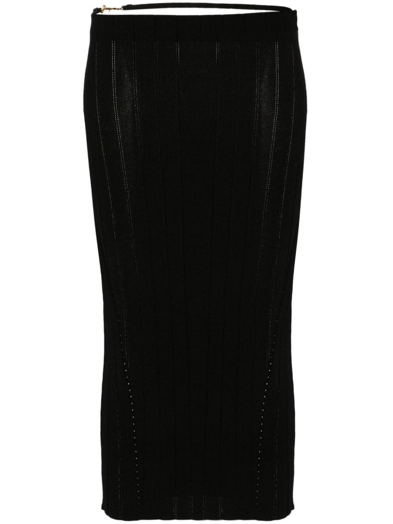JACQUEMUS La Jupe Pralu midi skirt | Urbalenti™ NYC