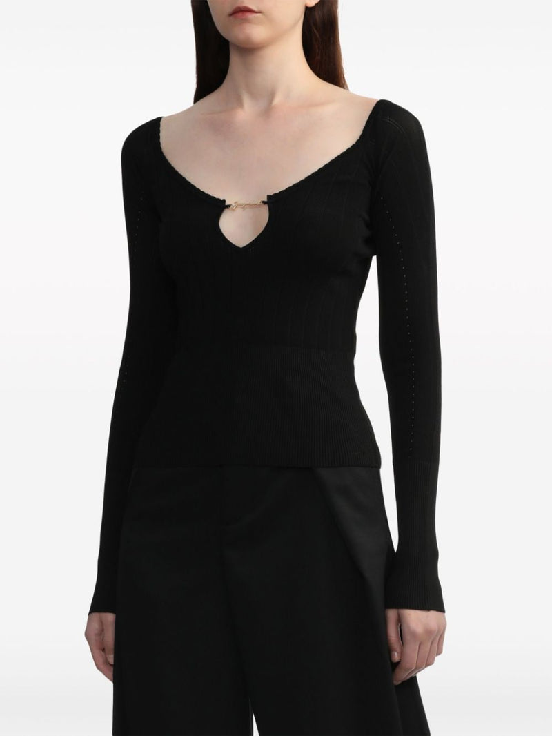 JACQUEMUS Le Haut Pralu top | Urbalenti™ NYC