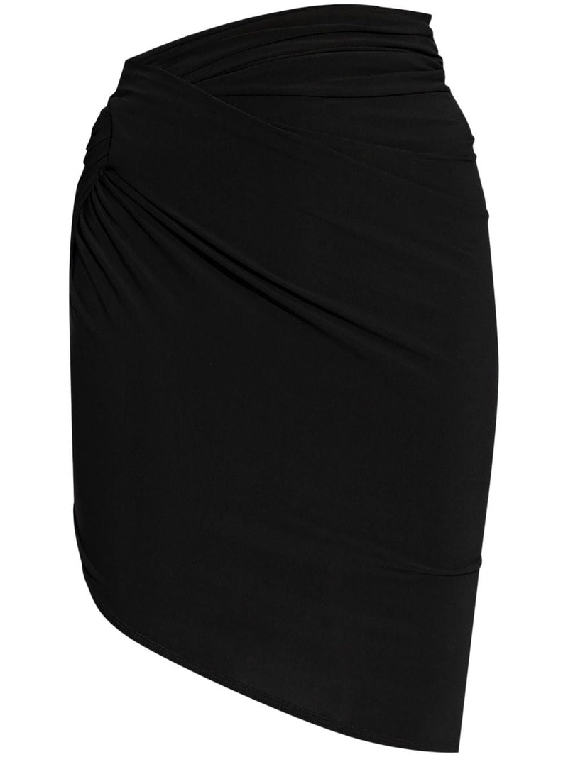 JACQUEMUS La Mini Jupe Drapeado skirt | Urbalenti™ NYC