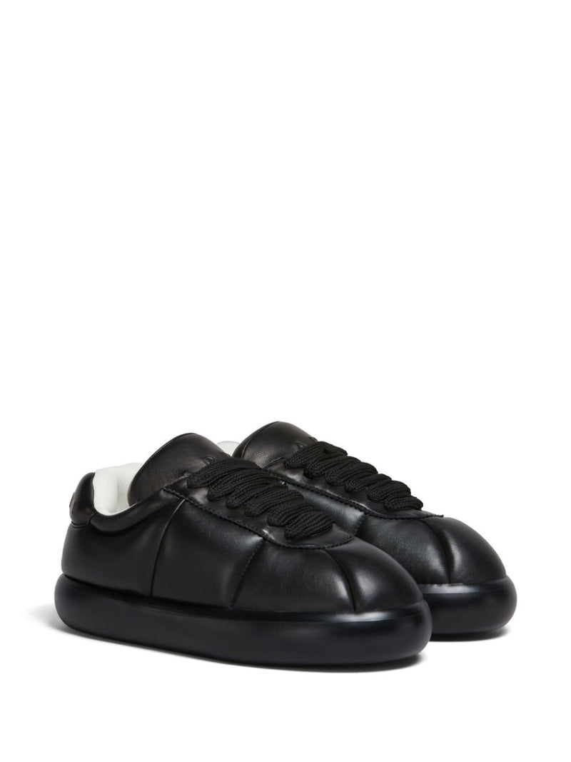 Marni Bigfoot 2.0 padded sneakers - Black Leather | Urbalenti | Urbalent... | Urbalenti™ NYC
