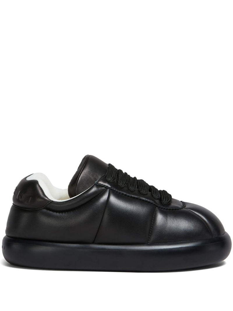 Marni Bigfoot 2.0 padded sneakers - Black Leather | Urbalenti | Urbalent... | Urbalenti™ NYC