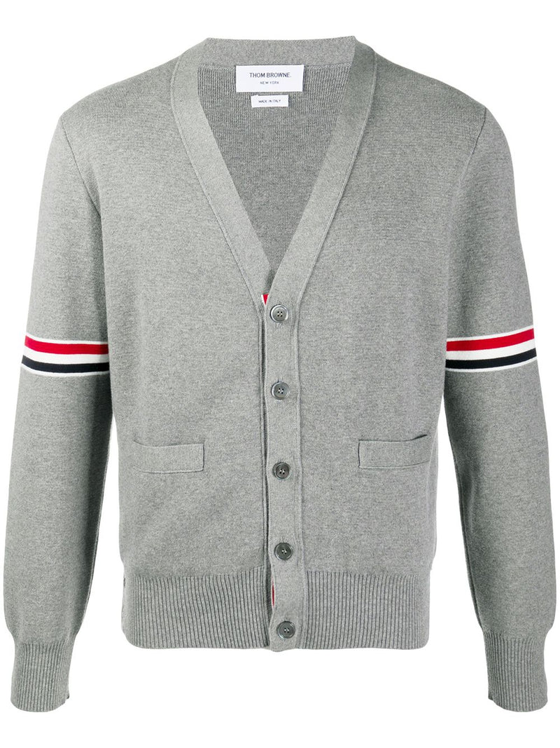 Thom Browne Thom Browne Rwb cotton cardigan