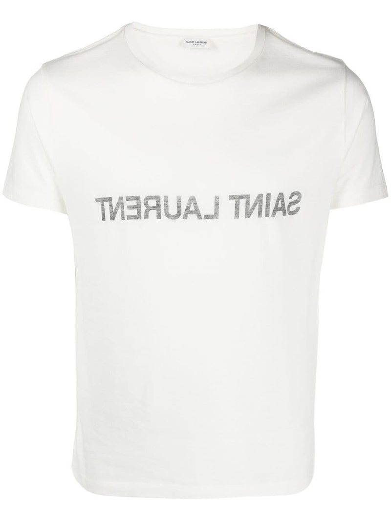 Saint Laurent Logo T-shirt - Cotton | Urbalenti™ NYC