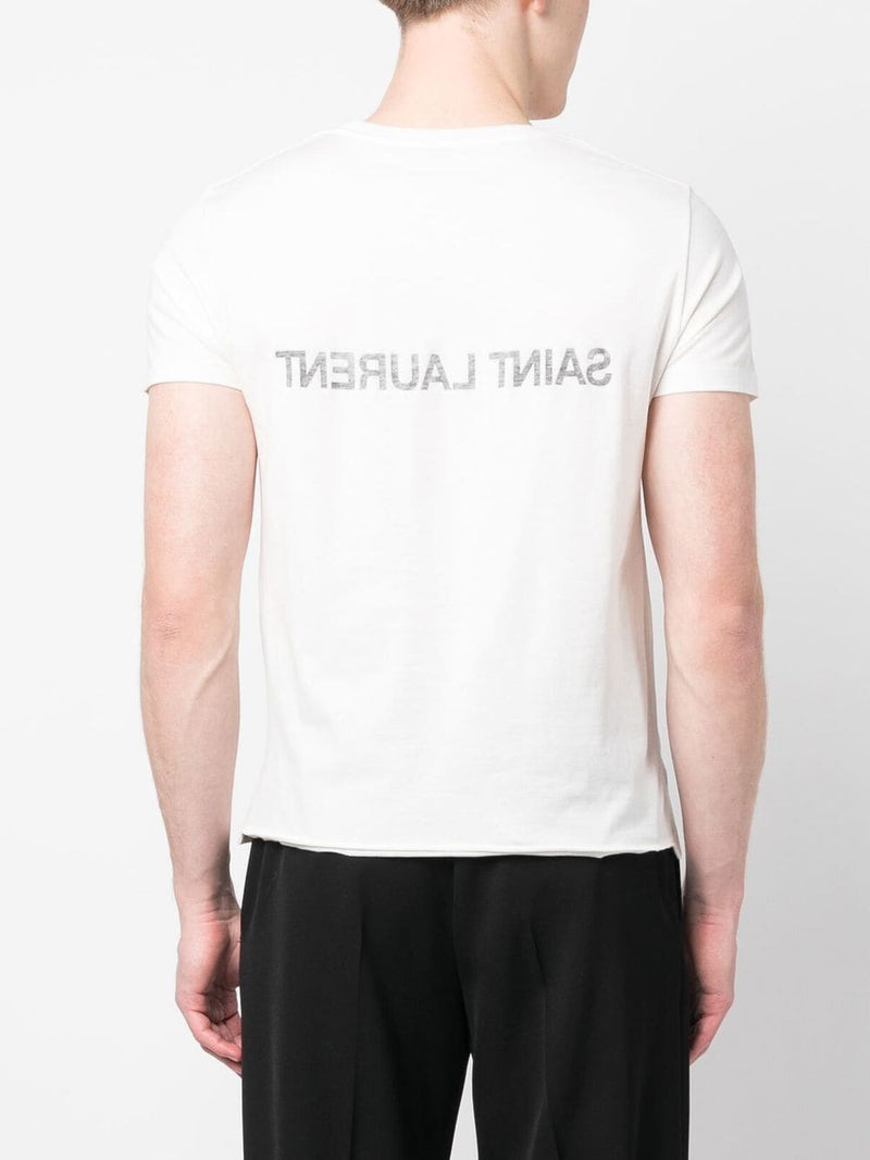 Saint Laurent Logo T-shirt - Cotton | Urbalenti™ NYC