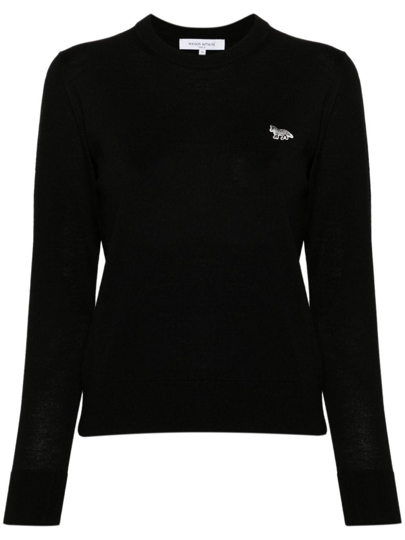Maison Kitsuné Maison Kitsuné Maison Kitsune Baby Fox-patch sweater