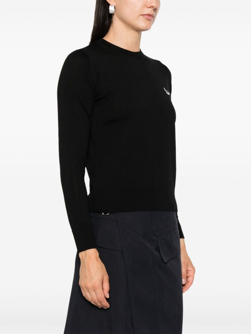 Maison Kitsuné Maison Kitsuné Maison Kitsune Baby Fox-patch sweater