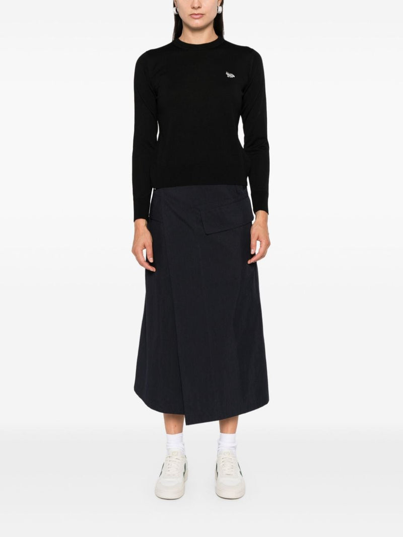 Maison Kitsuné Maison Kitsuné Maison Kitsune Baby Fox-patch sweater