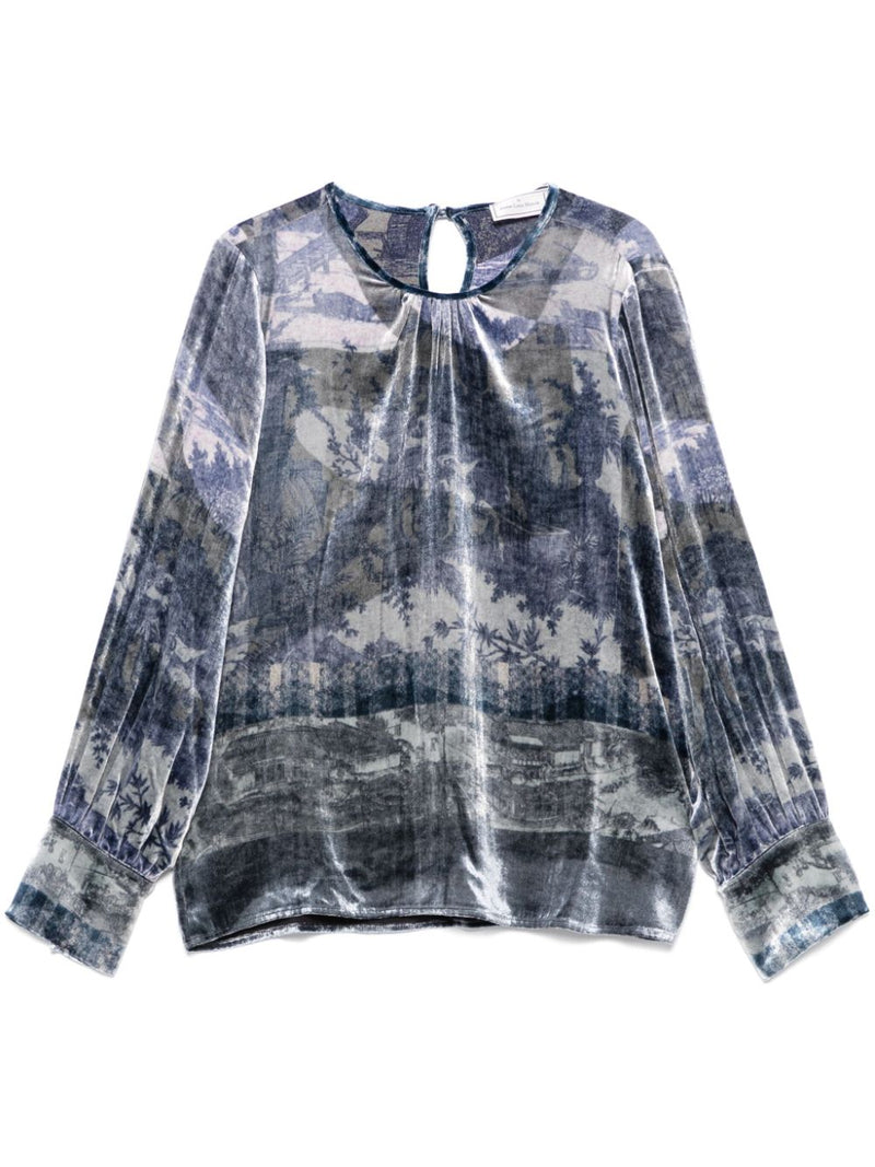Pierre Louis Mascia Pierre Louis Mascia Silk printed blouse