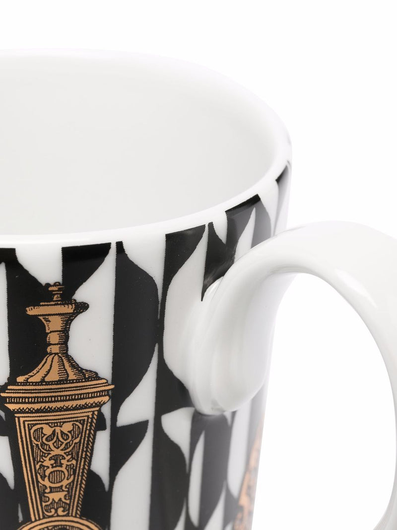 Fornasetti Fornasetti Mug Keys and Diamonds