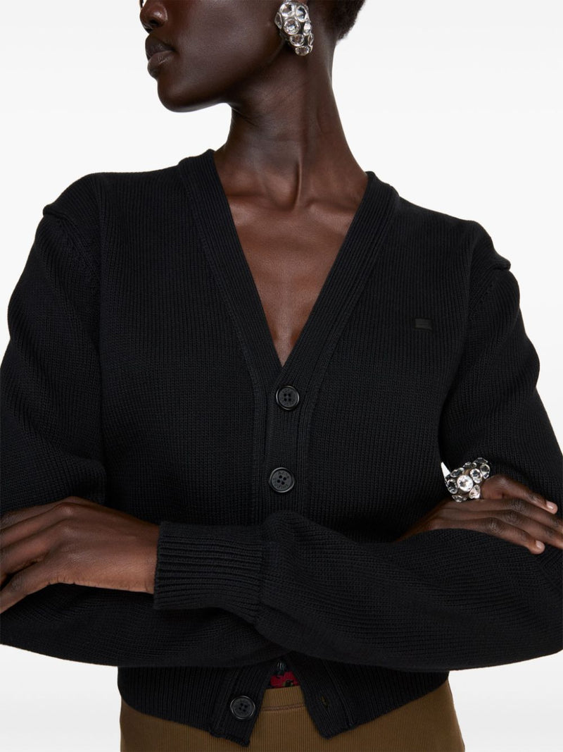 Acne Acne cardigan with appliqué
