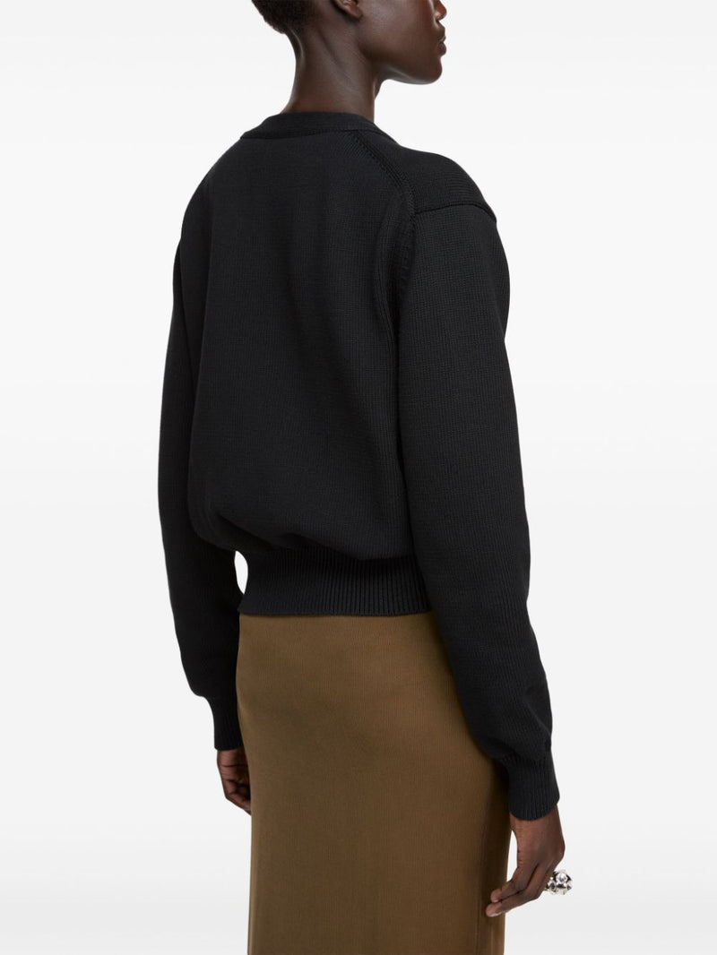 Acne Acne cardigan with appliqué