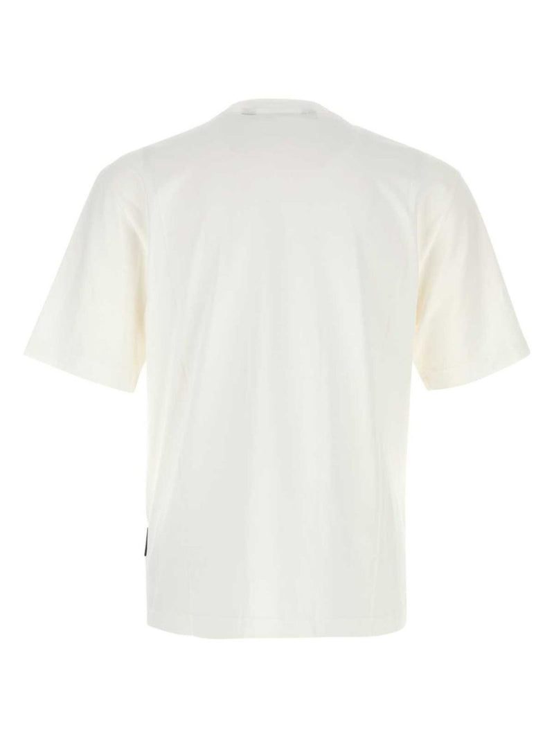 Palm Angels logo print crew neck T-shirt | Urbalenti™ NYC